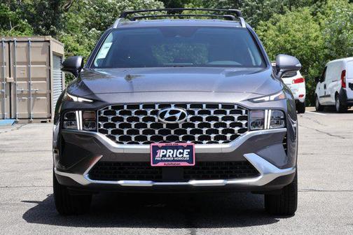 Portofino Gray 2022 Hyundai SANTA FE HEV Blue