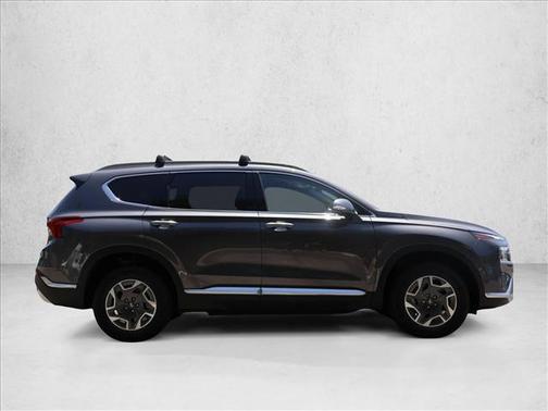 Portofino Gray 2022 Hyundai SANTA FE HEV Blue