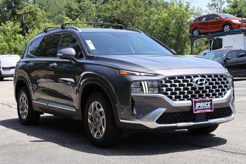 Portofino Gray 2022 Hyundai SANTA FE HEV Blue