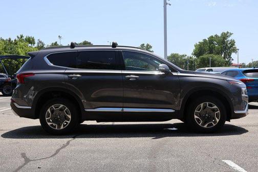 Portofino Gray 2022 Hyundai SANTA FE HEV Blue