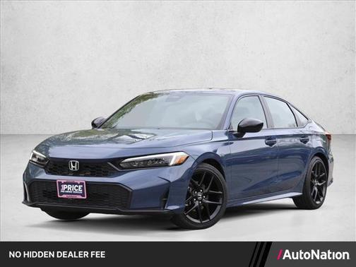 Blue Lagoon Pearl 2025 Honda Civic Sport