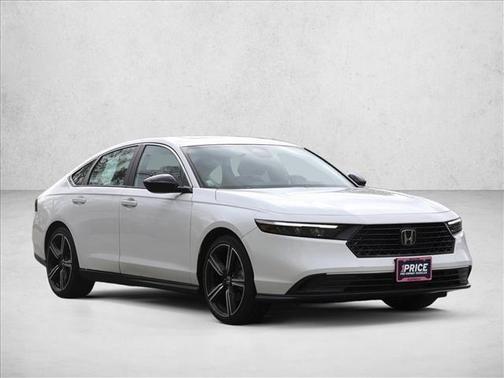 Platinum White Pearl 2024 Honda Accord Hybrid Sport