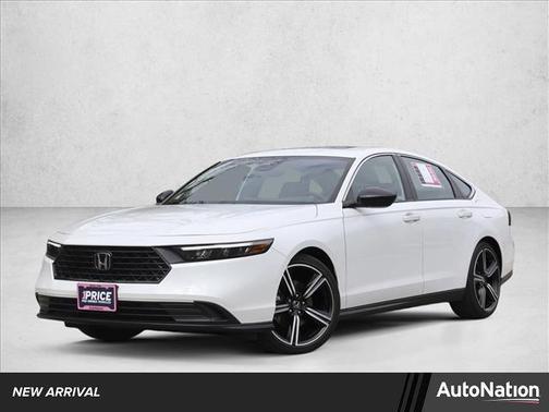 Platinum White Pearl 2024 Honda Accord Hybrid Sport