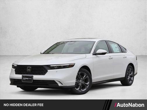 Platinum White Pearl 2026 Honda Accord Hybrid EX-L