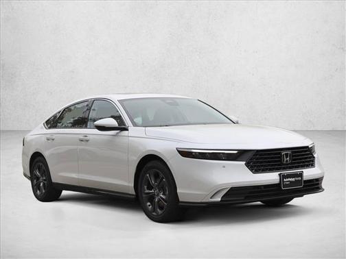 Platinum White Pearl 2026 Honda Accord Hybrid EX-L