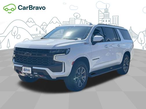 Summit White 2023 Chevrolet Suburban Z71