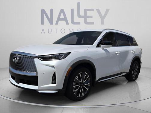 Radiant White 2026 INFINITI QX60 LUXE FWD