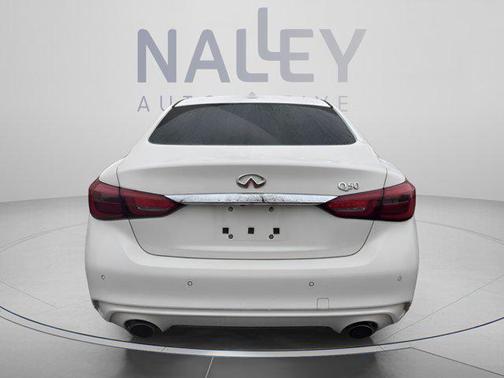 Pure White 2023 INFINITI Q50 3.0t LUXE