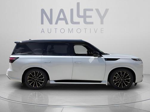 Radiant White/Black Obsidian 2026 INFINITI QX80 AUTOGRAPH AWD