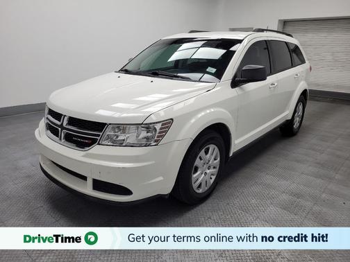 White 2015 Dodge Journey SE