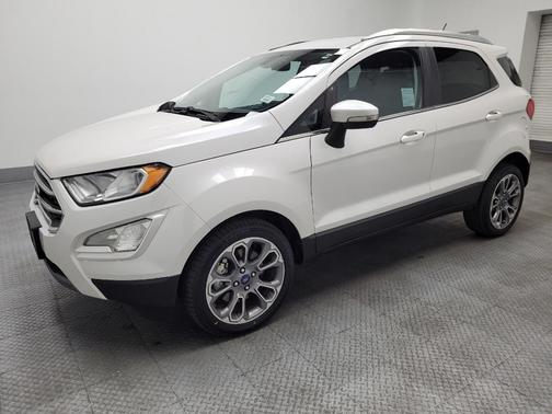 White Platinum Metallic Tri-Coat 2020 Ford EcoSport Titanium