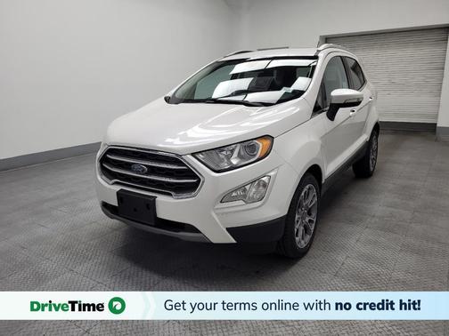 White Platinum Metallic Tri-Coat 2020 Ford EcoSport Titanium
