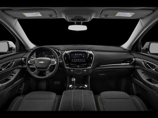 Satin Steel Metallic 2021 Chevrolet Traverse LT Cloth