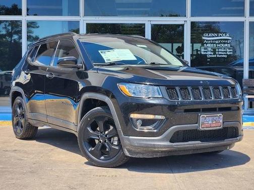 Diamond Black Crystal Pearlcoat 2021 Jeep Compass Latitude