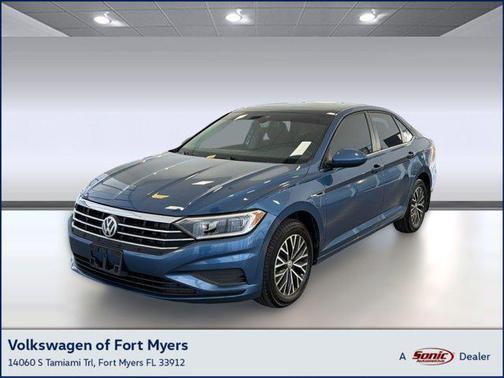 Blue Silk Metallic 2019 Volkswagen Jetta 1.4T SEL
