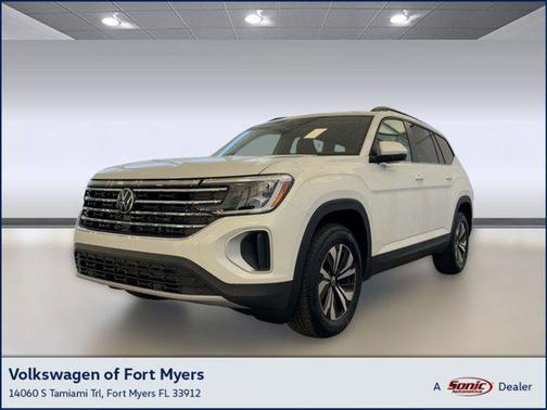 opal white pearl 2026 Volkswagen Atlas 2.0T SE