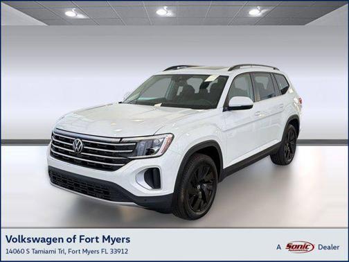 opal white pearl 2026 Volkswagen Atlas 2.0T SE w/Technology