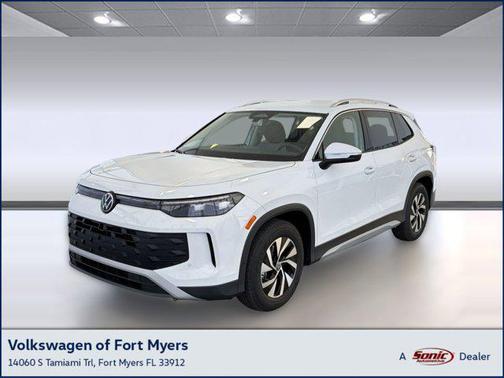 Pure White exterior 2026 Volkswagen Tiguan 2.0T S