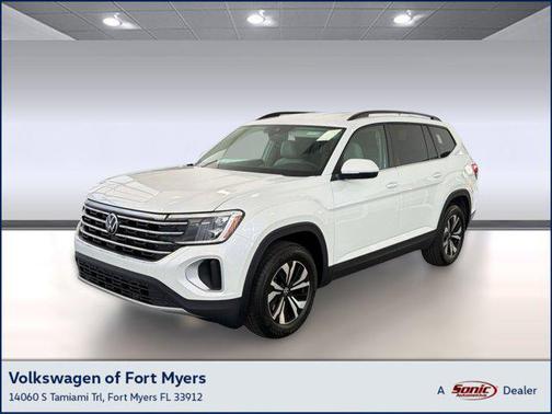 opal white pearl 2026 Volkswagen Atlas 2.0T SE