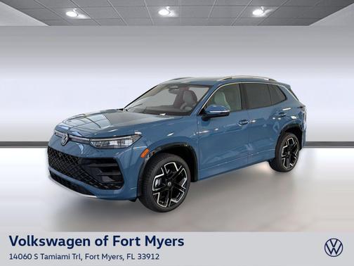 Monterey Blue Pearl 2026 Volkswagen Tiguan 2.0T SEL R-Line 4MOTION
