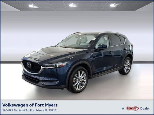 Deep Crystal Blue Mica 2021 Mazda CX-5 Grand Touring