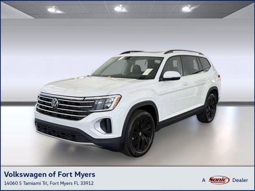 opal white pearl 2026 Volkswagen Atlas 2.0T SE w/Technology