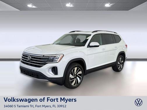 opal white pearl 2026 Volkswagen Atlas 2.0T SE w/Technology