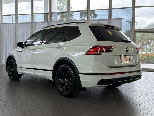 Opal White Pearl 2023 Volkswagen Tiguan 2.0T SE R-Line Black