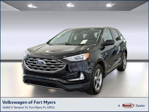Agate Black Metallic 2021 Ford Edge SEL