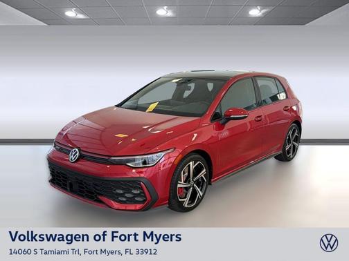kings red metallic 2026 Volkswagen Golf GTI 2.0T SE DSG