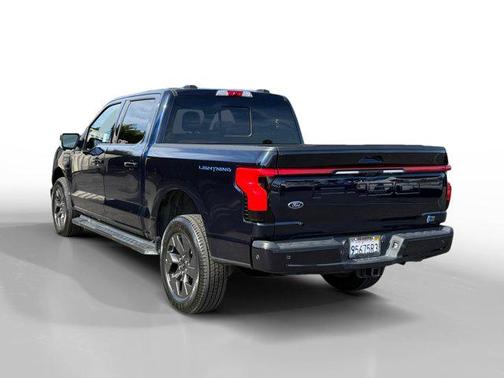 Antimatter Blue Metallic 2022 Ford F-150 Lightning LARIAT