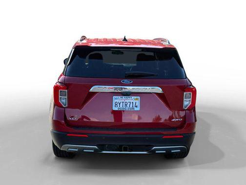 Rapid Red Metallic Tinted Clearcoat 2021 Ford Explorer XLT