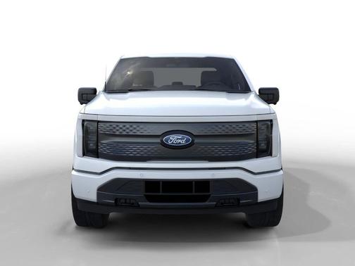 Space White Metallic 2025 Ford F-150 Lightning Flash