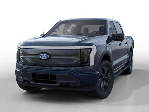 Antimatter Blue Metallic 2025 Ford F-150 Lightning Flash