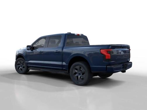 Antimatter Blue Metallic 2025 Ford F-150 Lightning Flash