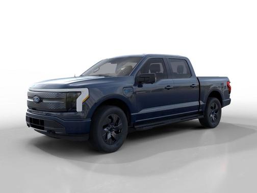 Antimatter Blue Metallic 2025 Ford F-150 Lightning Flash