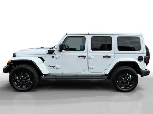 Bright White Clearcoat 2025 Jeep Wrangler 4xe Sahara