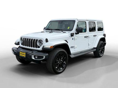 Bright White Clearcoat 2025 Jeep Wrangler 4xe Sahara