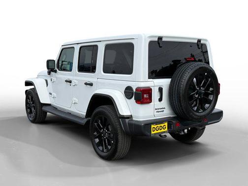 Bright White Clearcoat 2025 Jeep Wrangler 4xe Sahara
