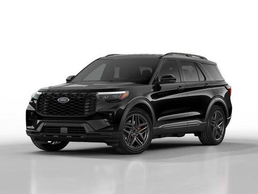 Agate Black Metallic 2026 Ford Explorer ST-Line