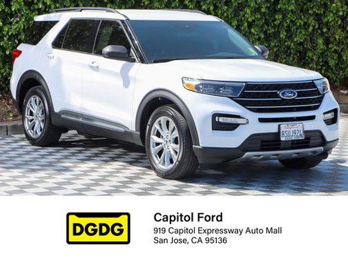 Oxford White 2020 Ford Explorer XLT