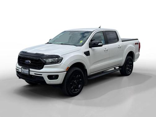 White Platinum Metallic Tri-Coat 2020 Ford Ranger LARIAT