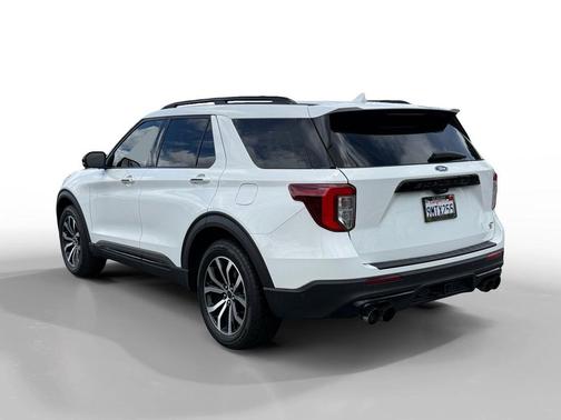 Star White Metallic Tri-Coat 2020 Ford Explorer ST
