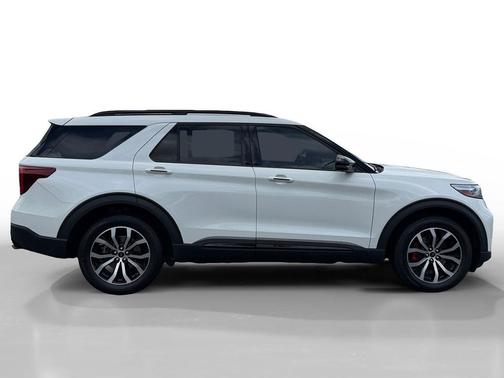 Star White Metallic Tri-Coat 2020 Ford Explorer ST