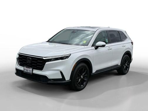 Platinum White Pearl 2025 Honda CR-V EX 2WD