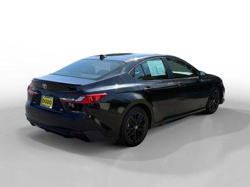 Midnight Black Metallic 2025 Toyota Camry SE