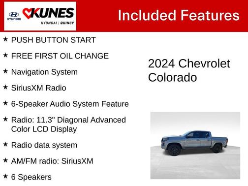 Sterling Gray Metallic 2024 Chevrolet Colorado Z71