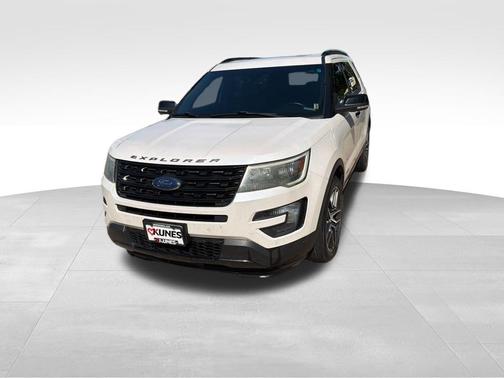 White Platinum Clearcoat Metallic 2016 Ford Explorer Sport