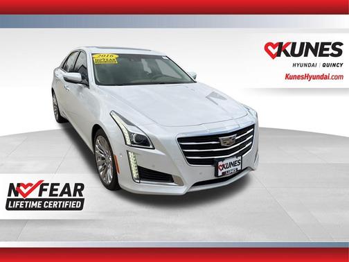 Crystal White Tri-Coat 2016 Cadillac CTS 3.6L Premium