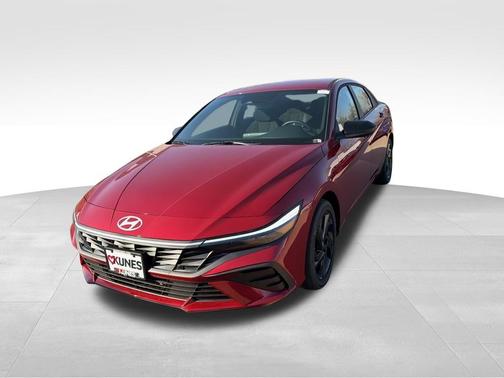 Red Metallic 2026 Hyundai ELANTRA HEV SEL Sport